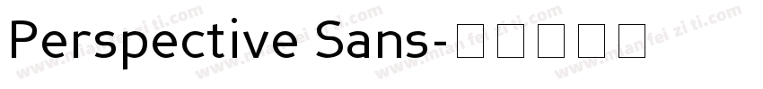 Perspective Sans字体转换